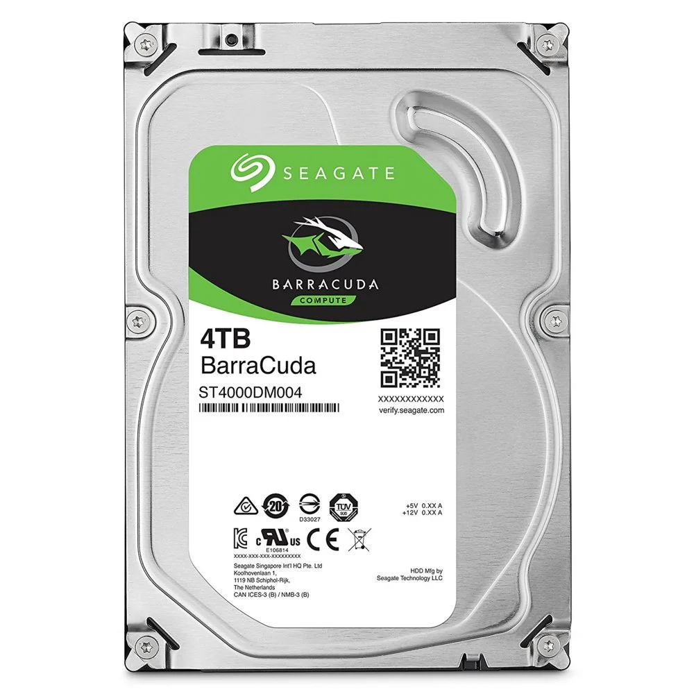 Seagate Barracuda HDD 3.5" | 4TB SATA III | 5400U/min