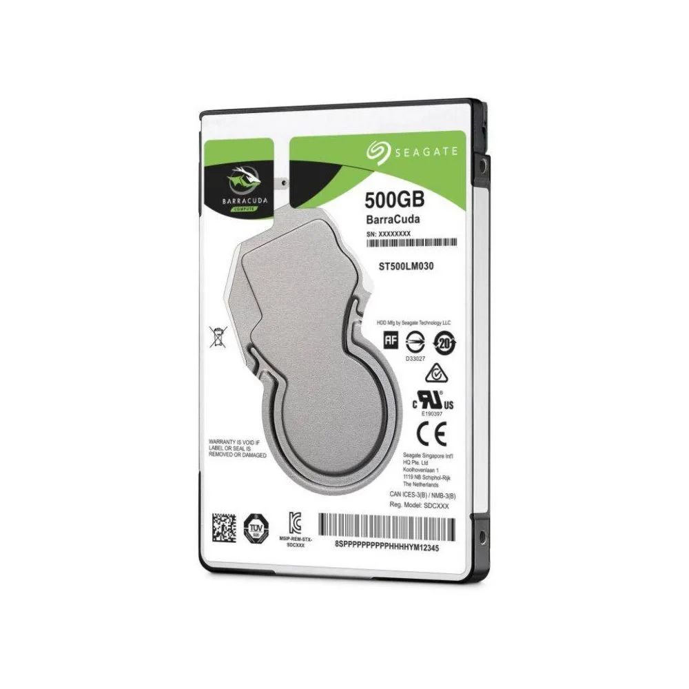 Seagate Barracuda HDD 2.5" | 500GB SATA III | 5400U/min