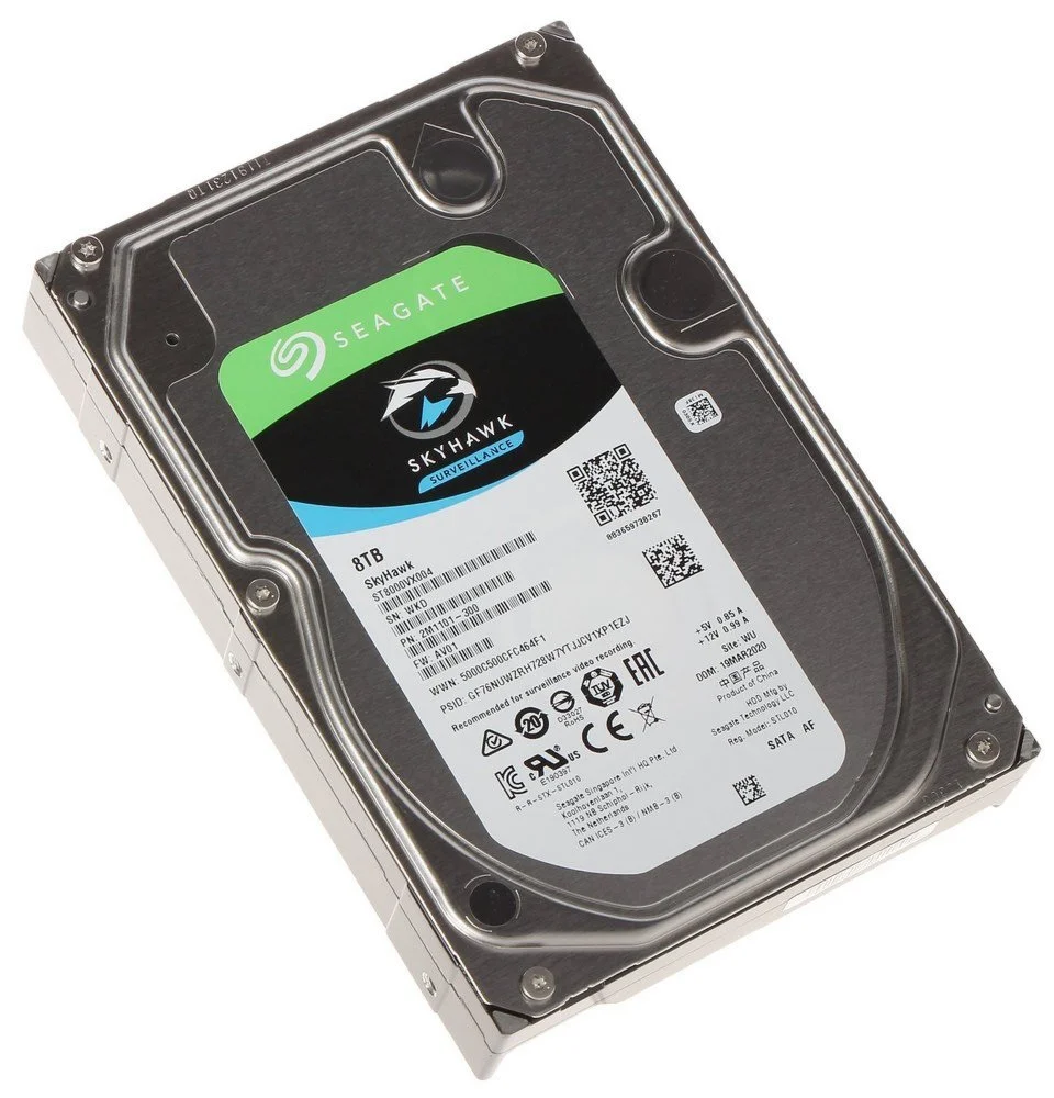 Seagate SkyHawk AI Surveillance HDD 3.5" | 8TB SATA III | 7200RPM