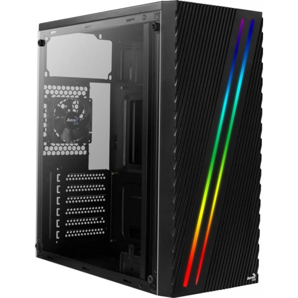 AeroCool Streak | MicroATX/Mini-ITX-Gehäuse | RGB-Frontpanel | USB 3.2 & 2× USB 2.0