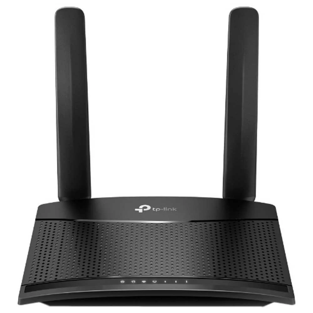 TP-Link TL-MR100 | 4G LTE-Router | WiFi 4 (2,4 GHz) | Fast Ethernet (10/100 Mb/s) | Schwarz