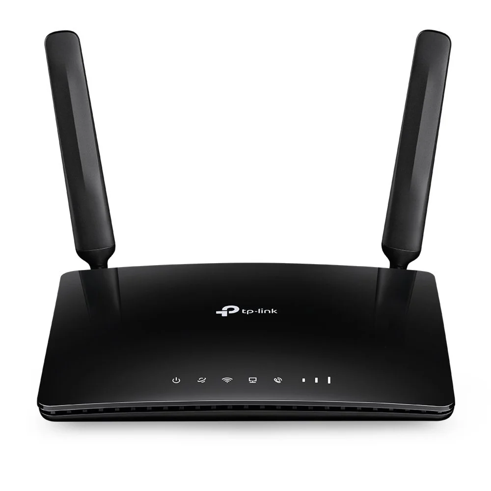 TP-Link TL-MR6500V | 4G LTE-Router | WiFi 4 (802.11n) Ein­zelband (2,4 GHz) | bis zu 300 Mbit/s | Schwarz