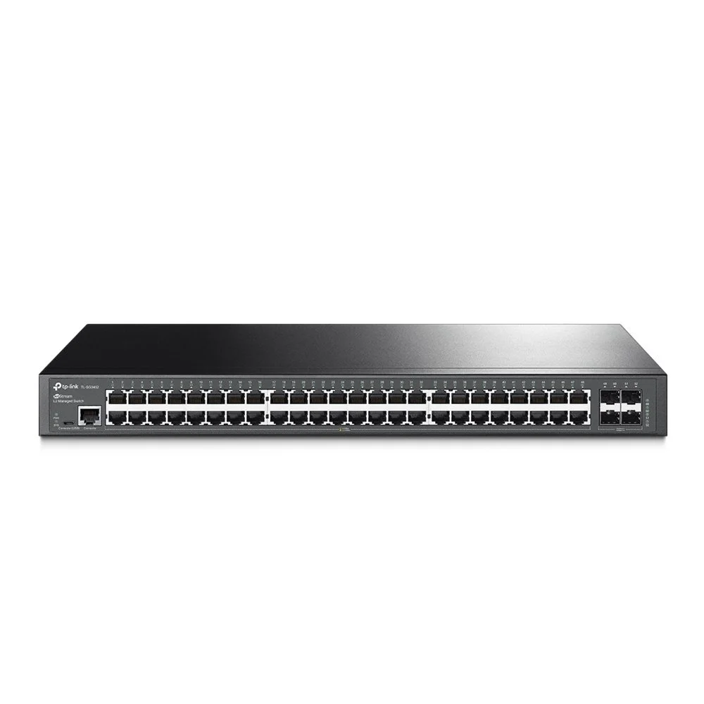 TP-Link TL-SG3452 | JetStream Managed L2 Switch | 52 Ports | Gigabit Ethernet (10/100/1000 Mbit/s) | 48x RJ45 + 4x SFP | Omada SDN | QoS/ACL