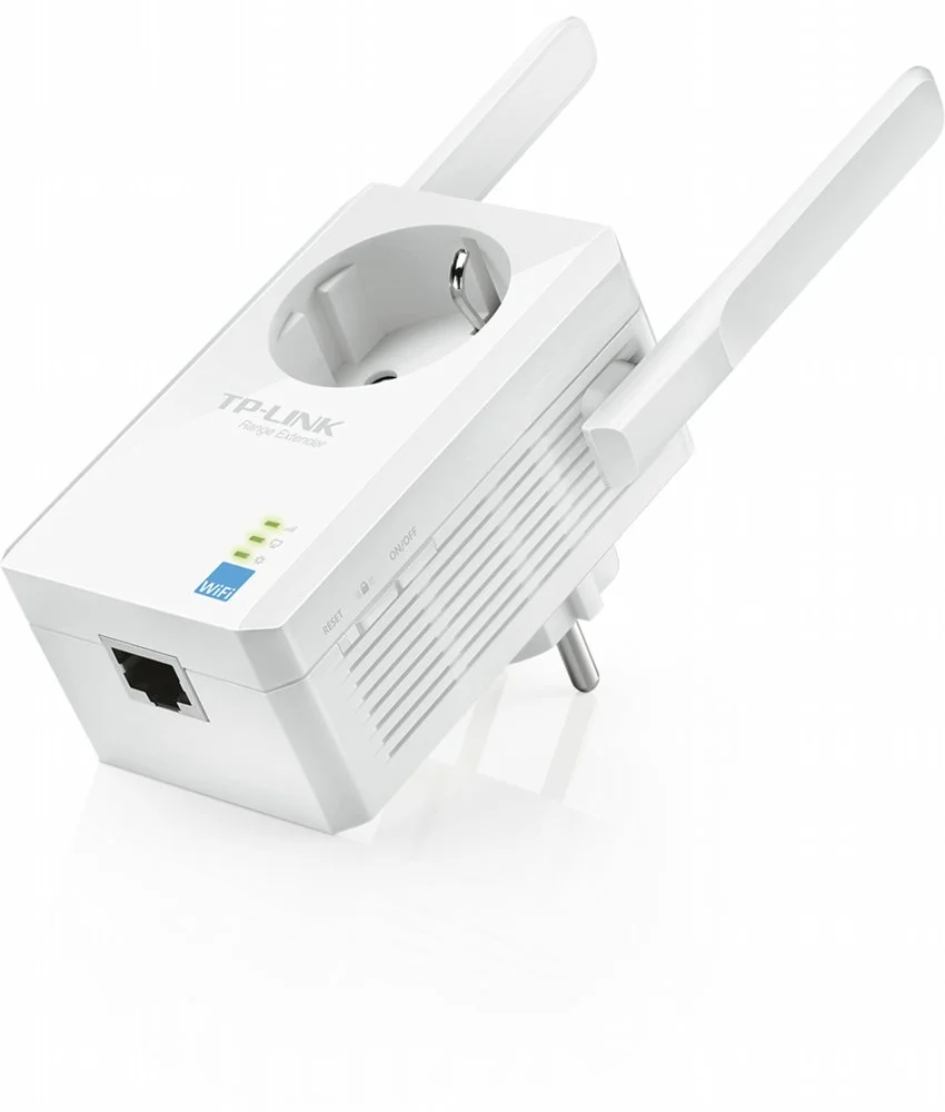 TP Link TL-WA860RE | Wi-Fi 4 Range Extender | Singleband 2,4 GHz | 300 Mbit/s | 10/100 Mbit/s Ethernet | Weiß