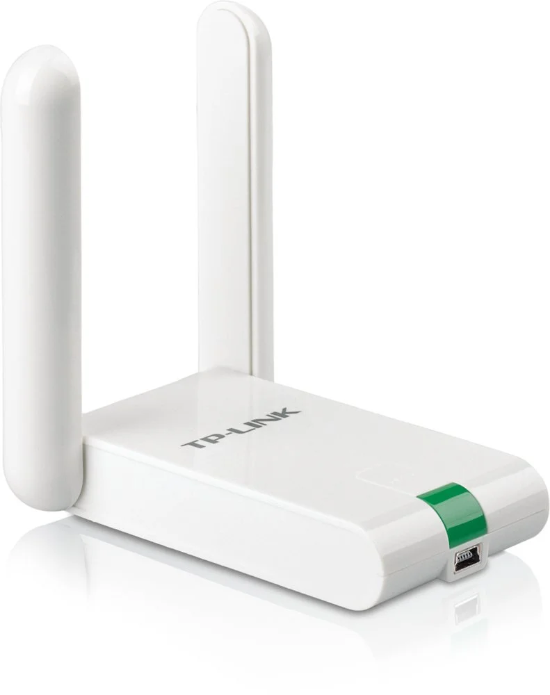 TP-Link TL-WN822N | Wi-Fi 4 USB-Adapter | 300 Mbit/s | 2,4 GHz | Dual-Antennen | USB 2.0 | Schwarz