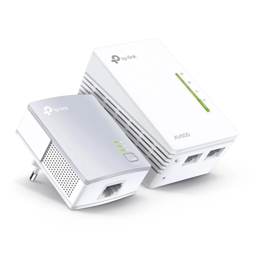 TP-Link AV600 | Powerline Adapter Set | 300 Mbit/s WLAN N300 | 600 Mbit/s Powerline | Starterkit