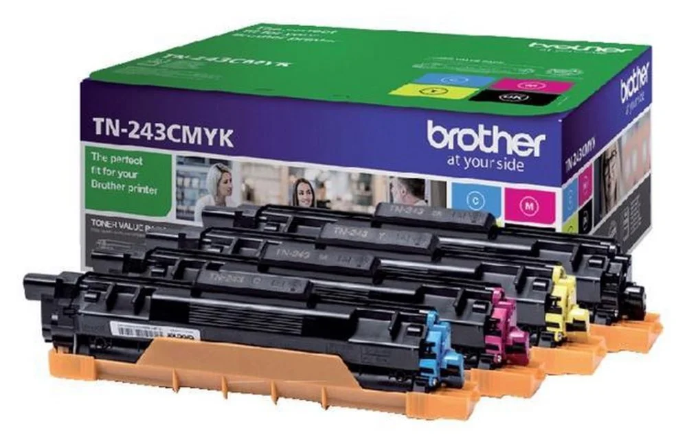 Brother TN-243CMYK Tonerkartusche 1 Stück(e) Original Schwarz, Cyan, Magenta, Gelb