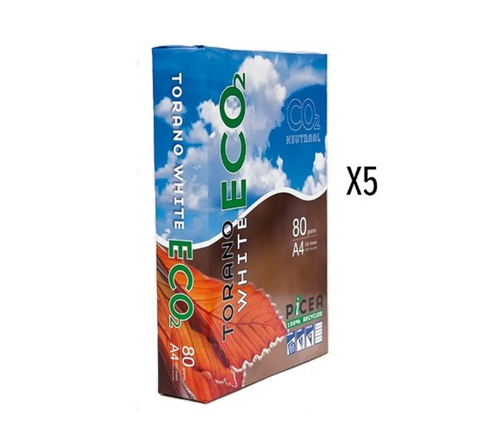 Druckerpapier Torano Weiß | A4 | 80 g/m² | 5x500 Packung