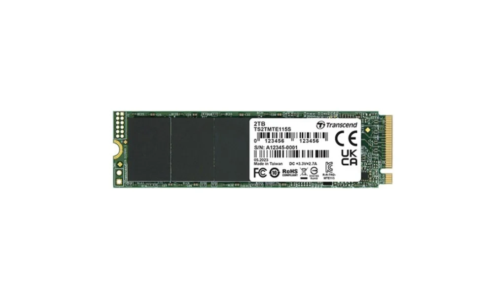Transcend 115S | 250GB NVMe SSD | M.2 | 3.200MB/s Lesen
