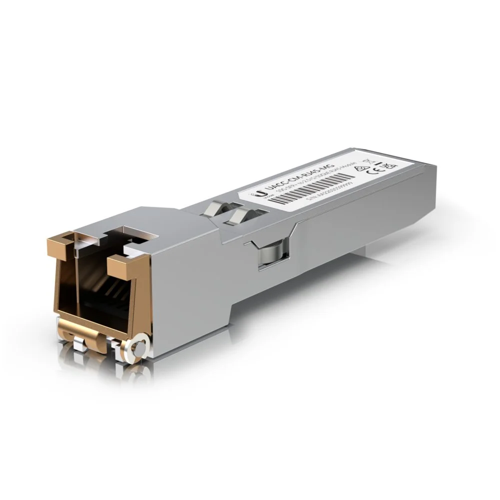 Ubiquiti UACC-CM-RJ45-MG | SFP+ Transceivermodul | 10/5/2,5/1 Gbit/s | Kupfer | RJ45 | 100 m