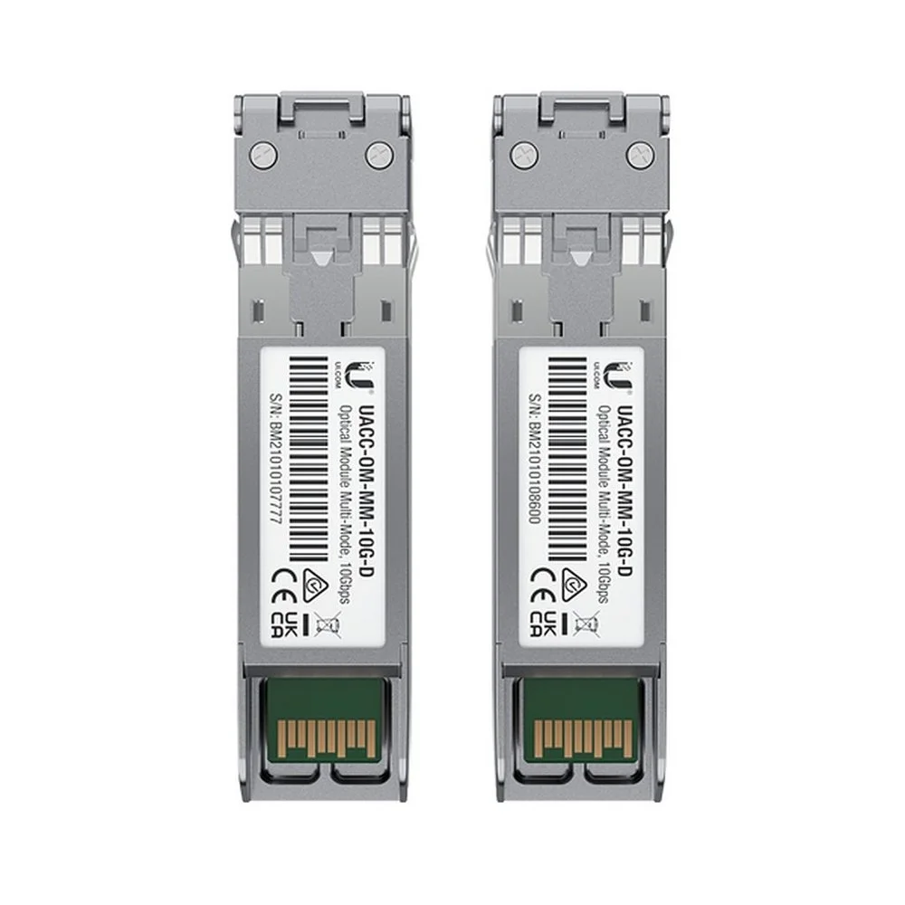 Ubiquiti UACC-OM-MM-10G-D-2 | SFP+ Transceiver Modul | 10 Gbit/s | Multimode | 850 nm | LC Duplex | 300 m