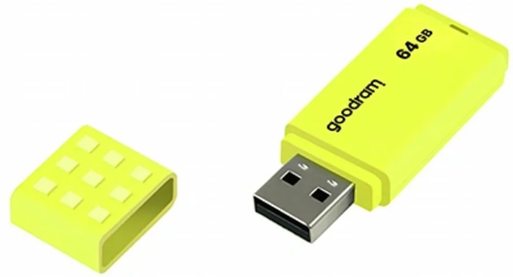 Goodram UME2 | USB-A 2.0-Flash-Laufwerk | 64 GB | Gelb