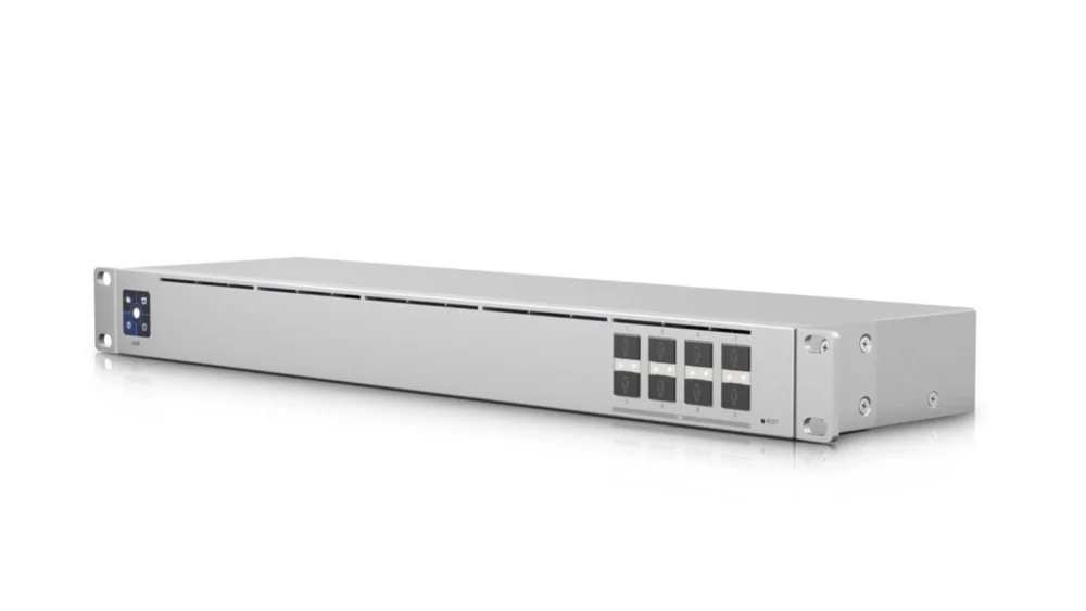Ubiquiti Networks USW-Aggregation | Managed L2 Switch | 8 Ports | 10G SFP+ | 1U Rackmount | Silber