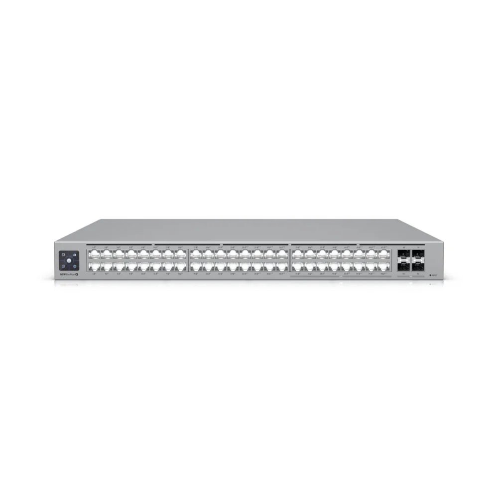 Ubiquiti UniFi USW-Pro-Max-48-POE | Managed Switch | 48 Gigabit-Ethernet-Ports | PoE++ | Rackmontage