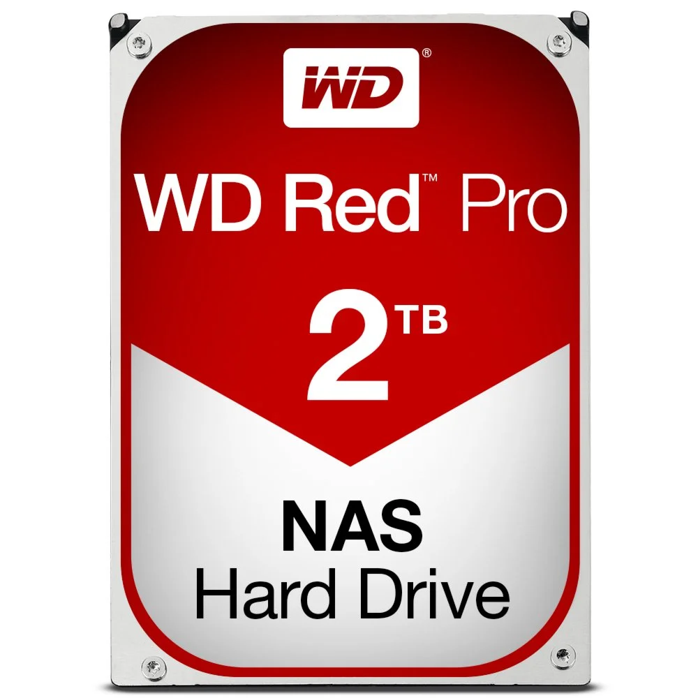 Western Digital Red Pro NAS HDD 3.5" | 2TB SATA III | 7200RPM