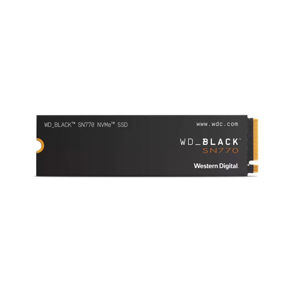 Western Digital Black SN770 | 2 TB NVMe SSD | M.2 Gen4 | 5.150 MB/s Lesen | 4.850 MB/s Schreiben