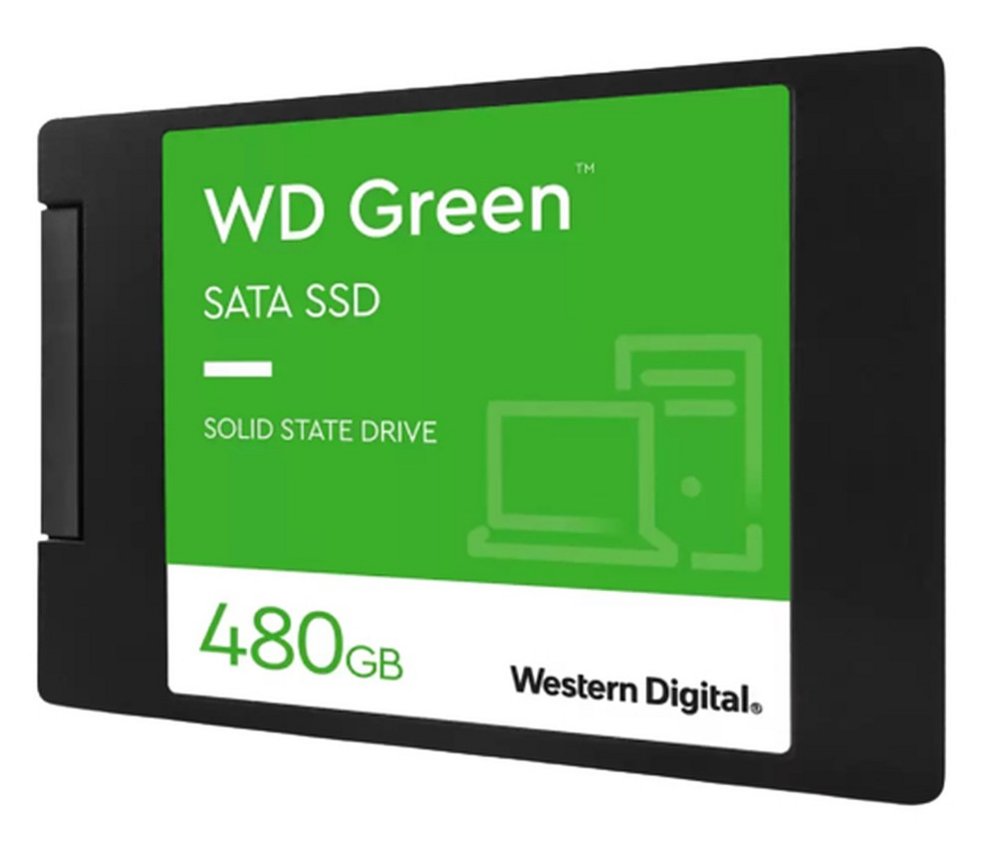 Western Digital Green | 480GB SATA SSD | 2,5'' | 545MB/s Lesen | 480MB/s Schreiben